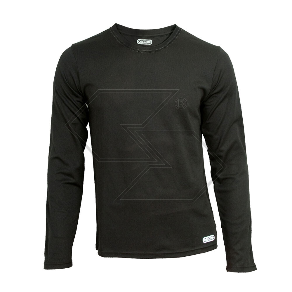 Black Oregon Long Sleeve T-shirt -m
