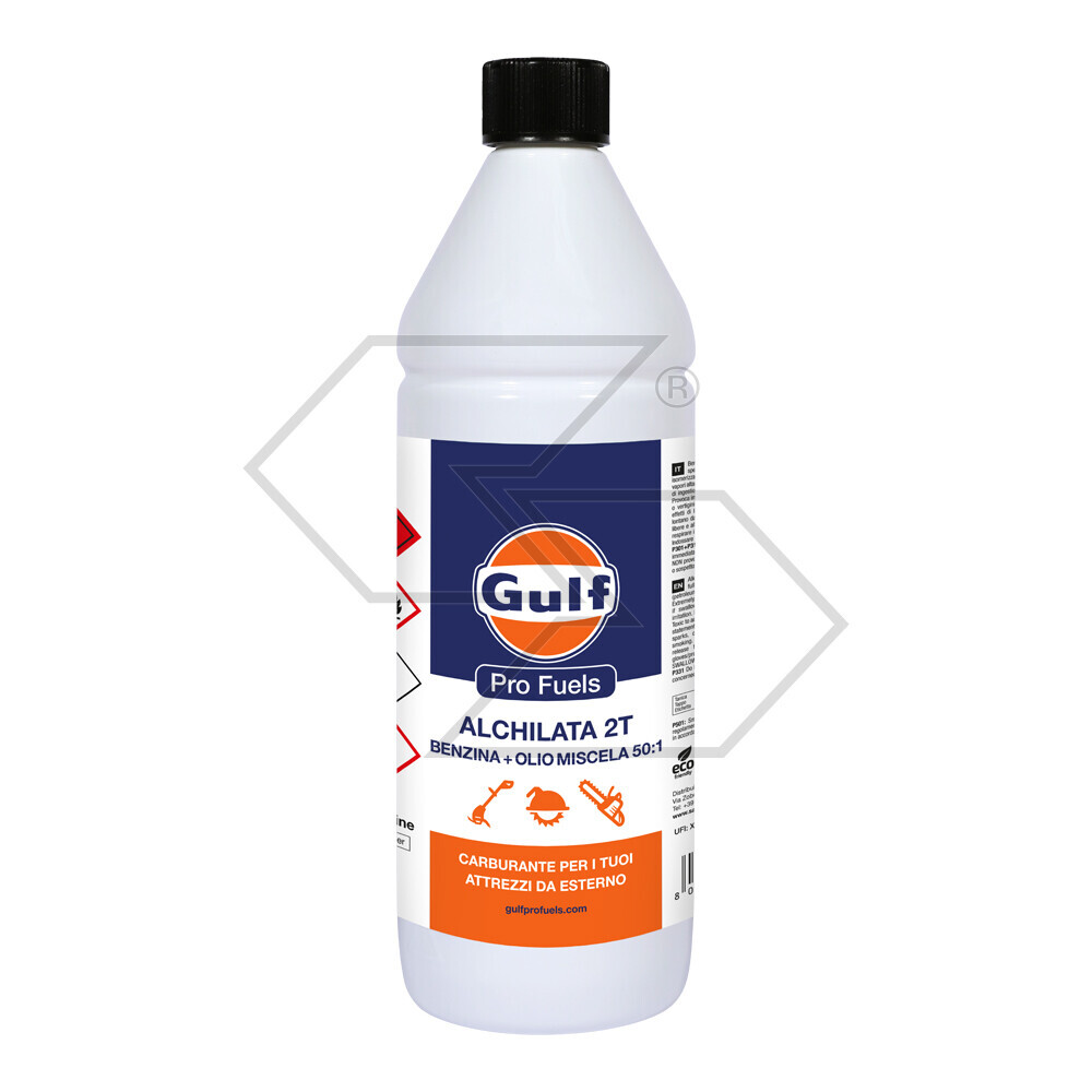 Miscela alchilata GULF per motori 2T - 1 litro