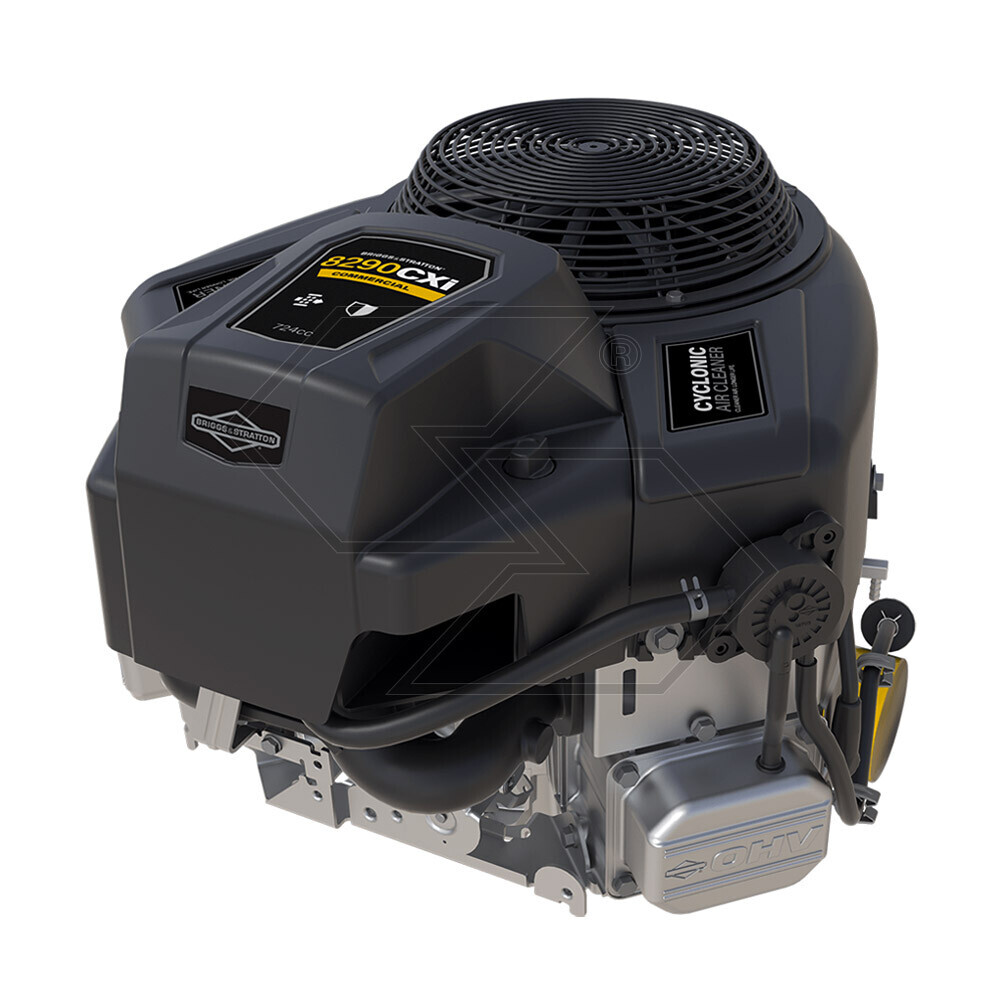 Briggs & Stratton 8290cxi Commercial Series Engine - V-twin Ohv - 3600 Rpm - Cyclonic A/c - 724 Cc - Vertical Shaft