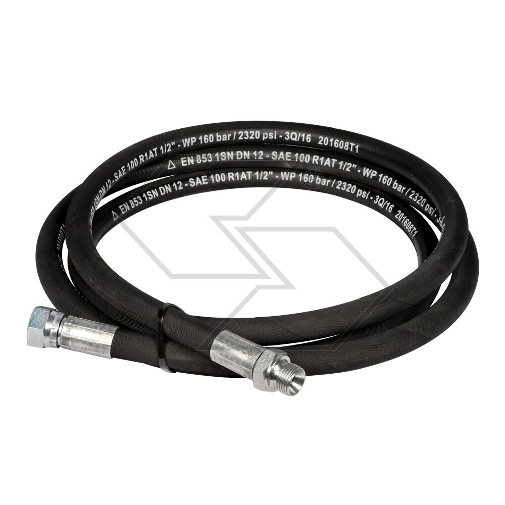 Tube With Fittings R1 D.1 / 2''l. 3 M