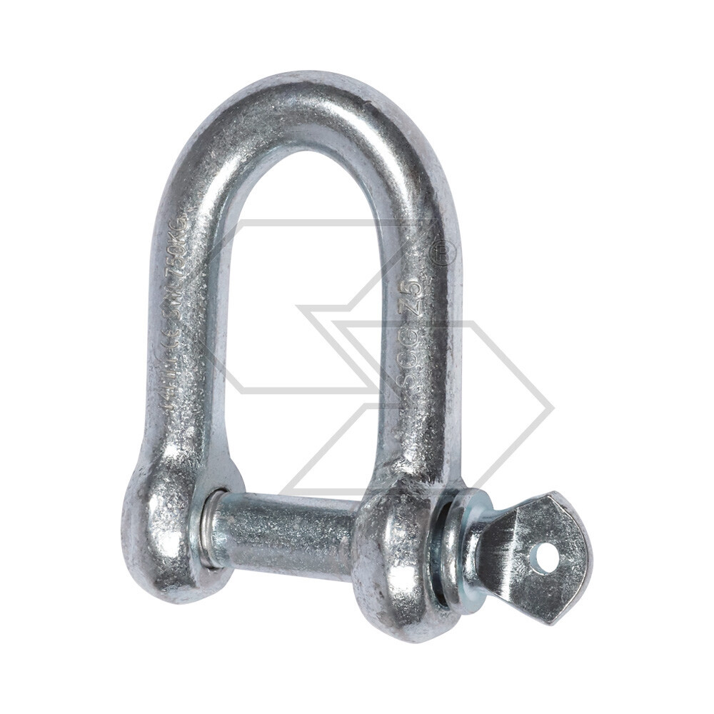 Galvanized Shackle D.3 / 8 '' - 10mm