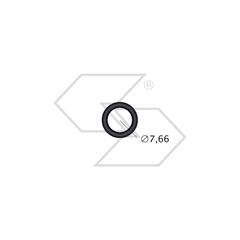 O-ring Ø 7.66 Inches - Section 1.78 O-ring Ø 7.66 Inches - Section 1.78