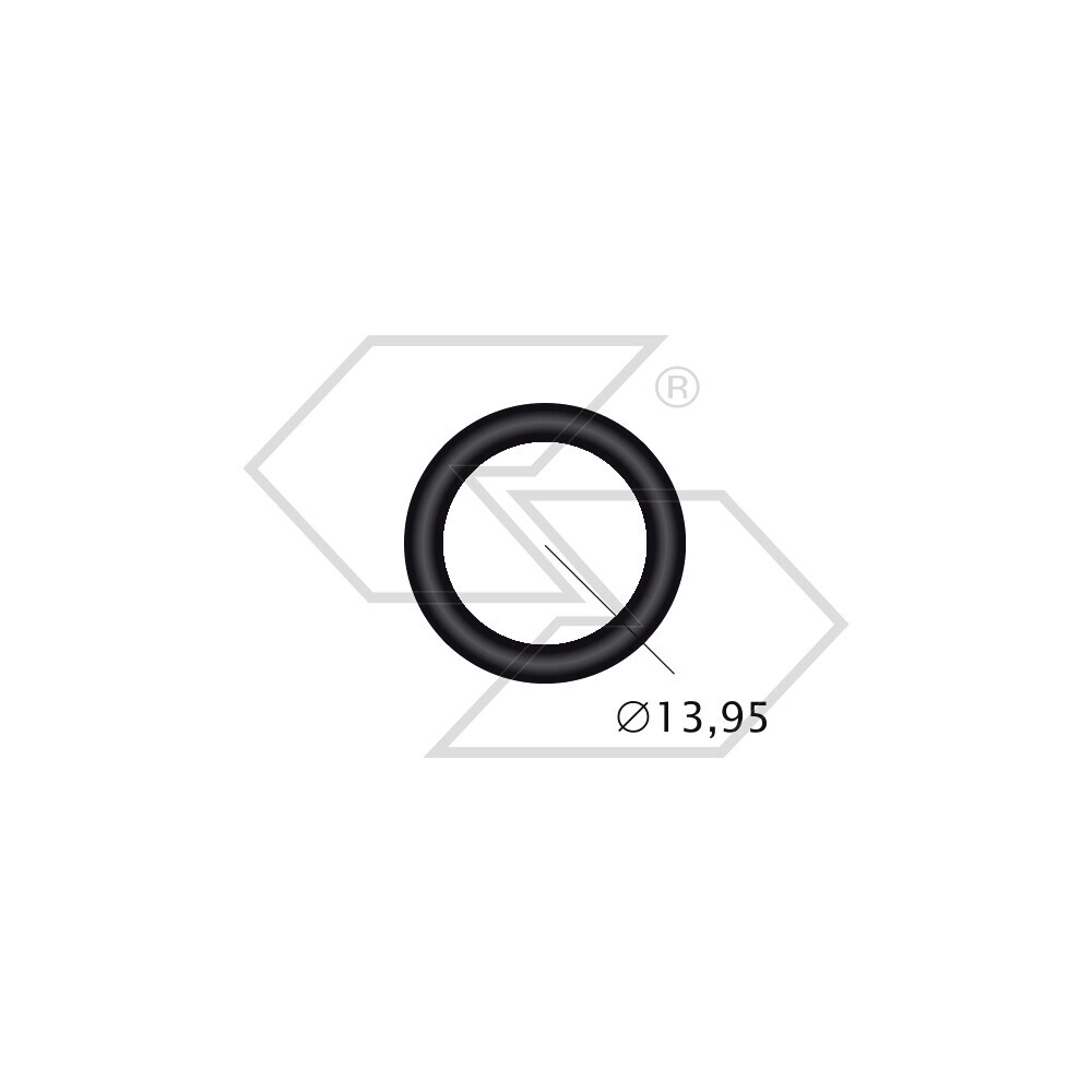 O-ring Ø 13.95 Inches - Section 2.62 O-ring Ø 13.95 Inches - Section 2.62