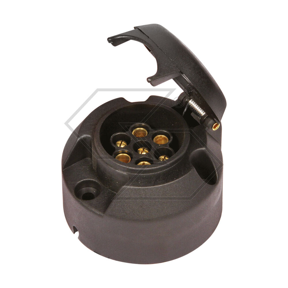 7-pin Socket Female Type 12 V
In Plastic