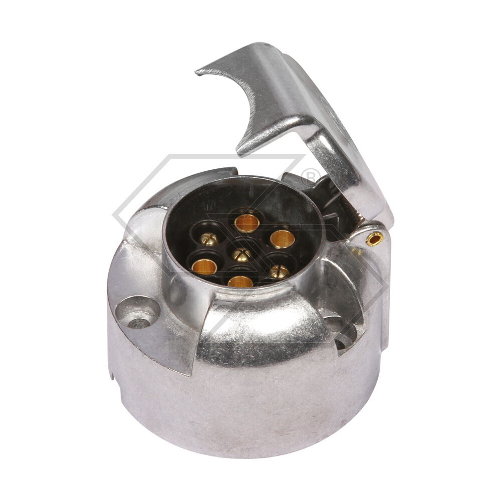 7-pin Socket Female Type 12 V
In Aluminum