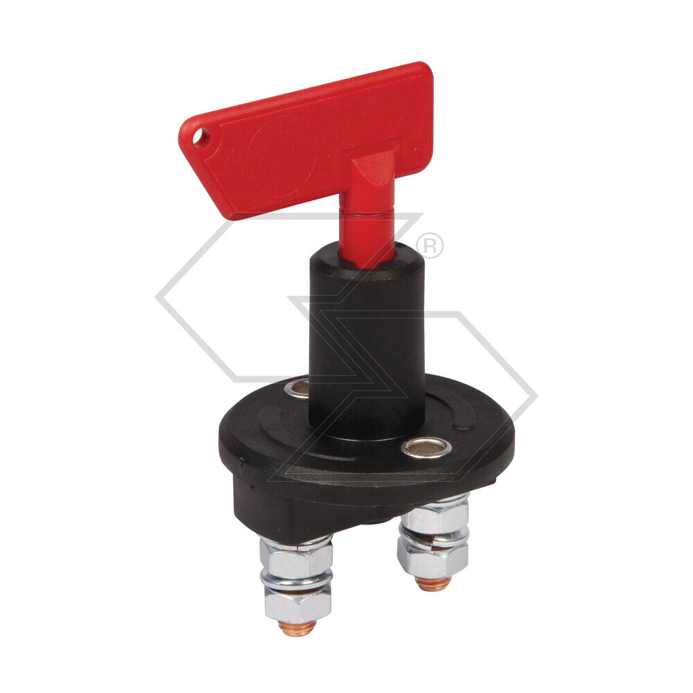 100A Single-pole Battery Disconnect Switch With Removable Key