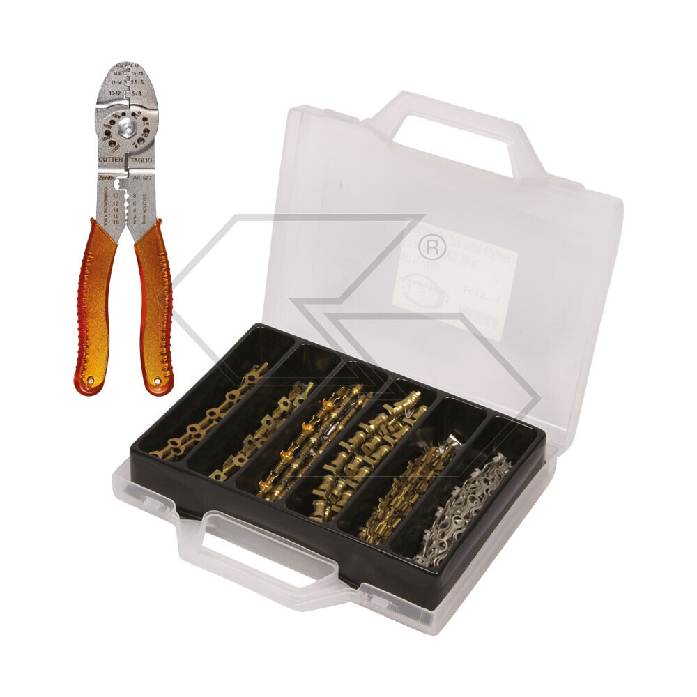 Cable Terminal Kit C / Alet 380pcs-ass + Pinz
