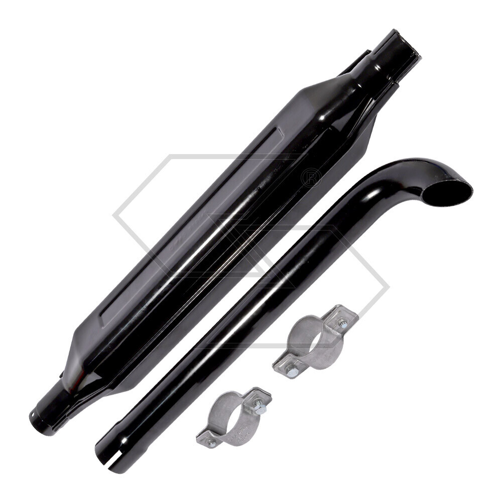 Black Muffler Fiat Tu / Curved D46
