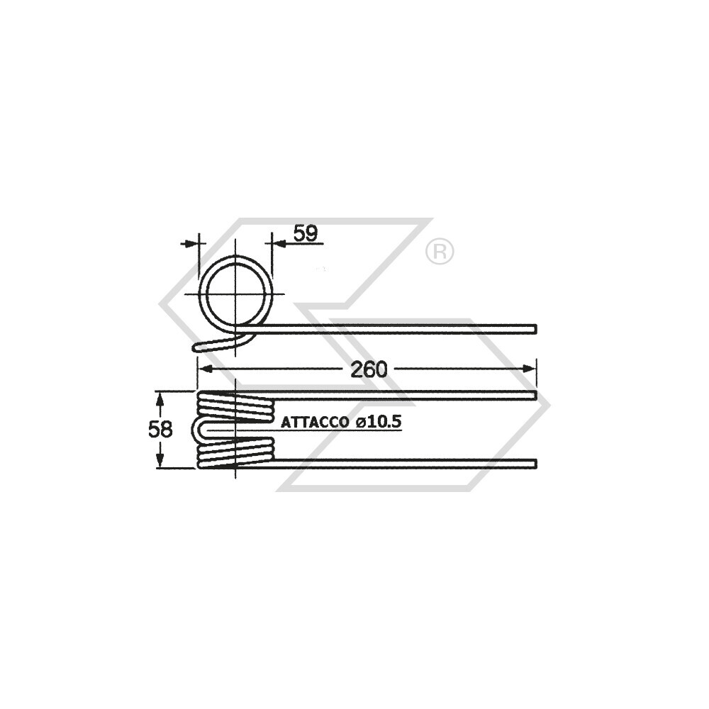 Gaspardo Rake Spring Gaspardo Rake Spring