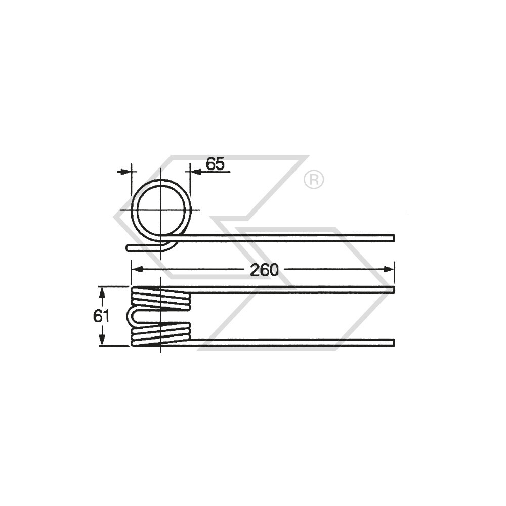 Spring X Rake Jf - Gaspardo