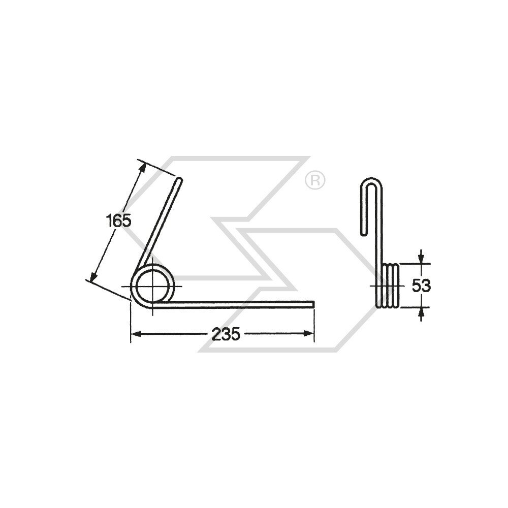 Spring Sematratr.carr.4 Turns Spring Sematratr.carr.4 Turns