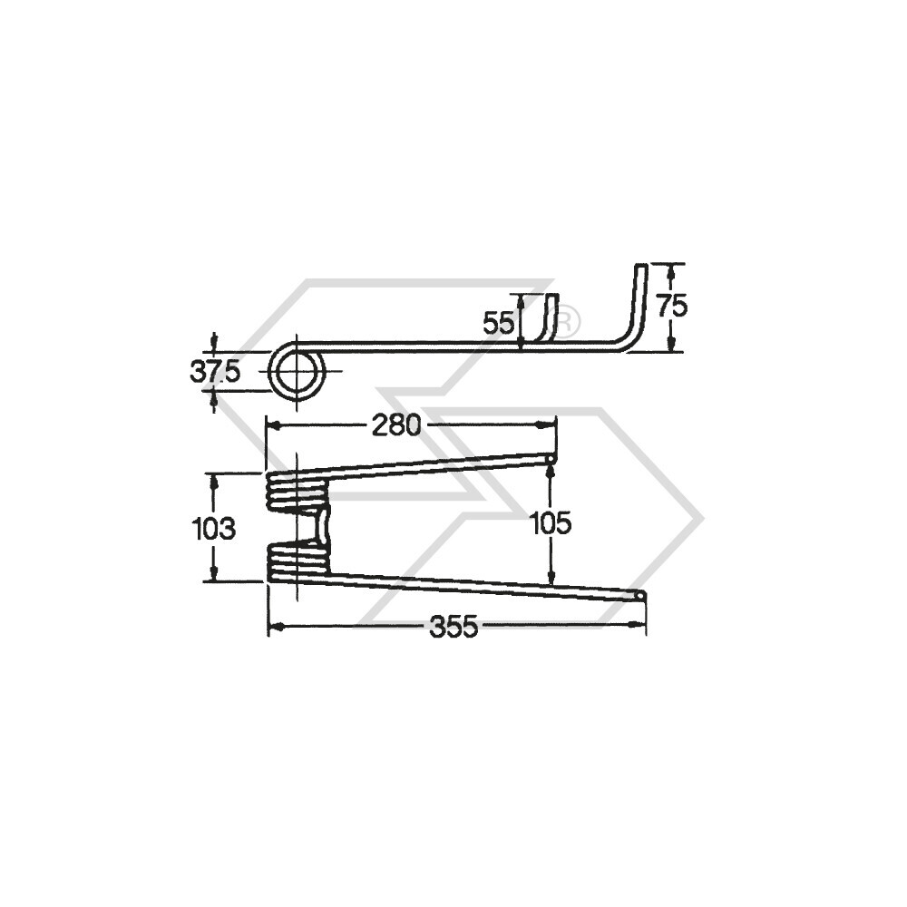 Molla per girello CONTINENTAL FRANDENT 41003208L Molla per girello CONTINENTAL FRANDENT 41003208L