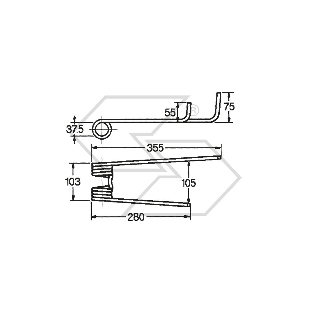 Spring X Swivel Contin.frandent. R Spring X Swivel Contin.frandent. R