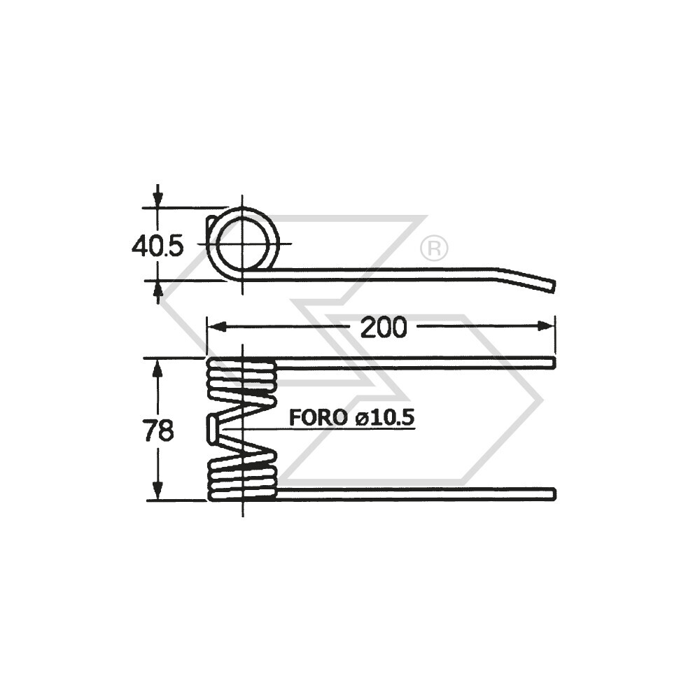 Spring Pick / Aut / Fal.claas Thread D.6 Spring Pick / Aut / Fal.claas Thread D.6