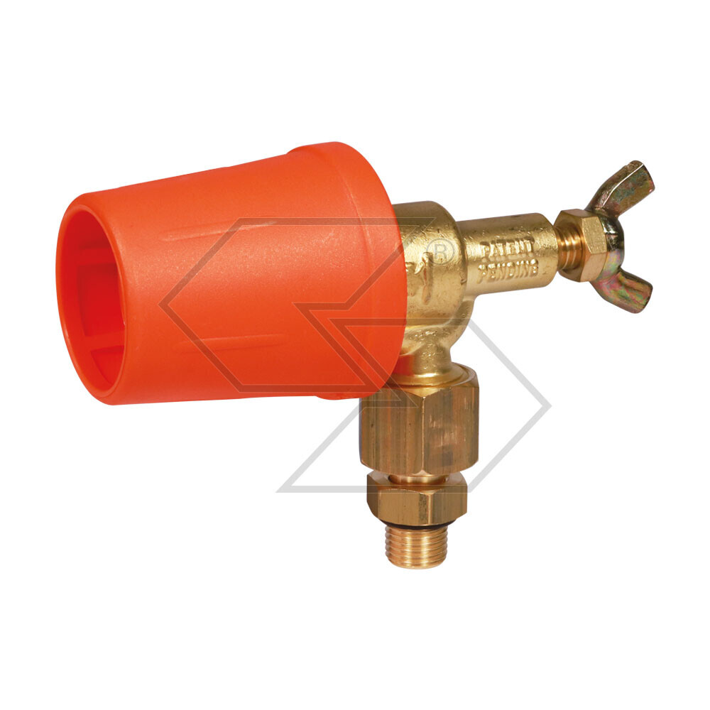 Getto a farfalla per barre irroranti Con paraspruzzo e antigoccia