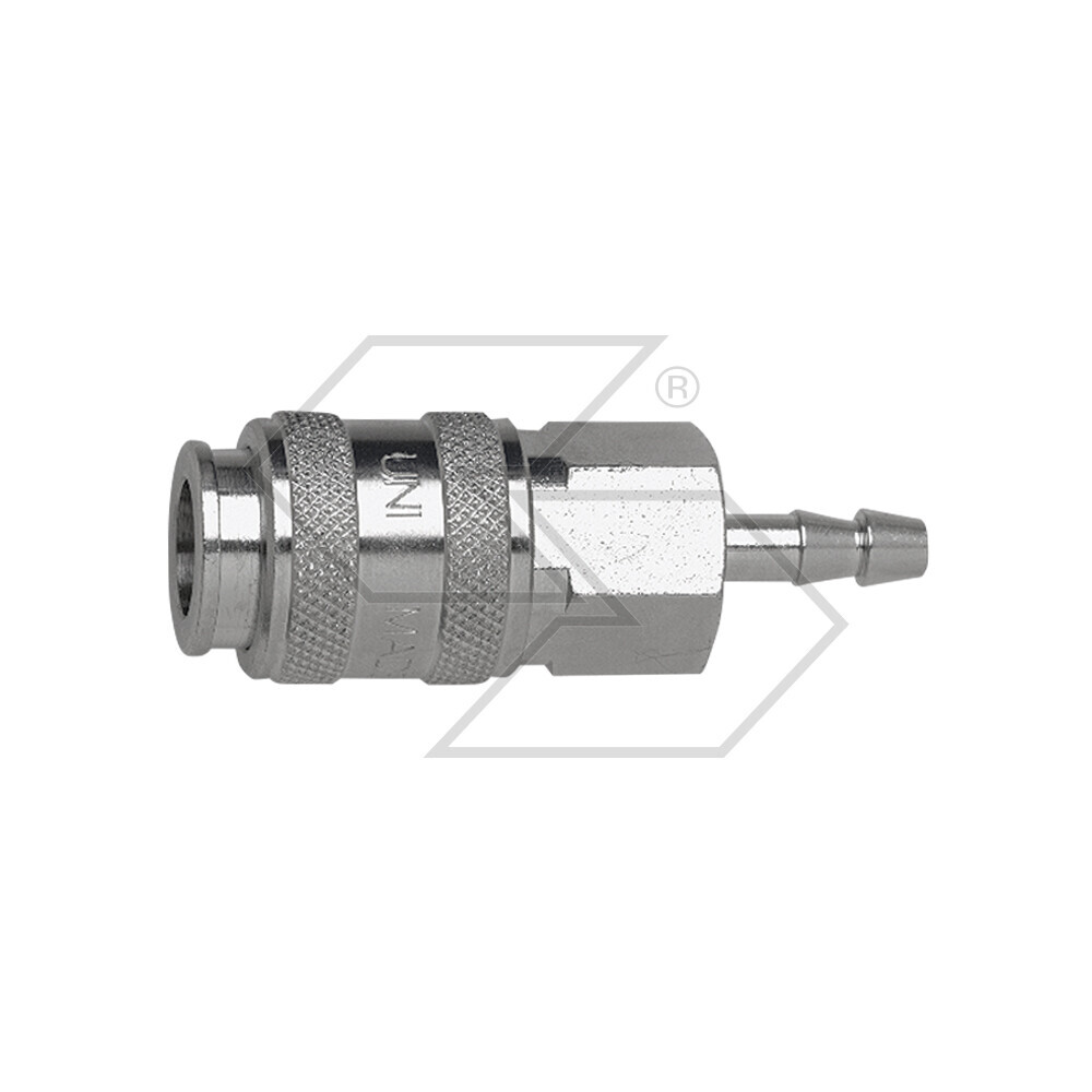 Rubinetti rapidi a sfera Con raccordo portagomma - 6 mm - Serie UNI Rubinetti rapidi a sfera Con raccordo portagomma - 6 mm - Serie UNI
