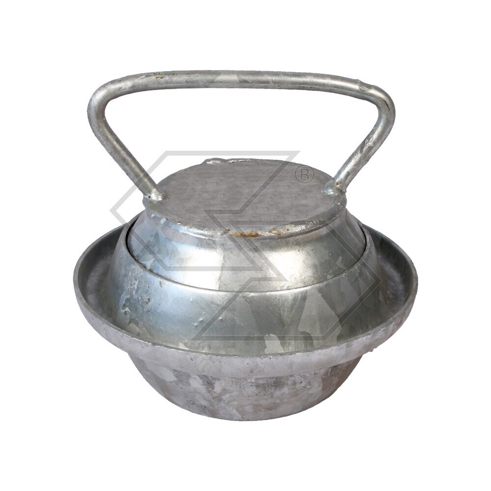 Galvanized Male Cap D.100 Galvanized Male Cap D.100