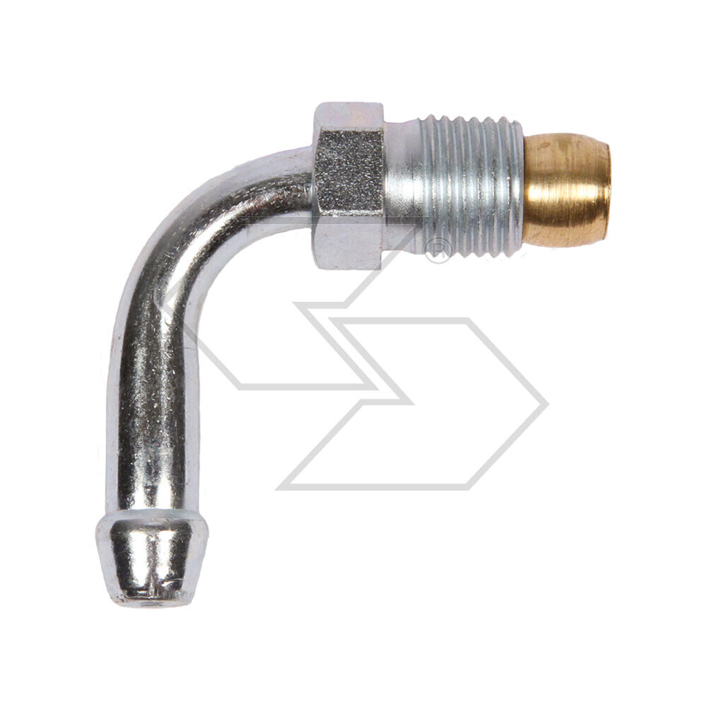 Congiunzione per carburante curvo - Attacco 10 mm - Filetto 1/2 Congiunzione per carburante curvo - Attacco 10 mm - Filetto 1/2