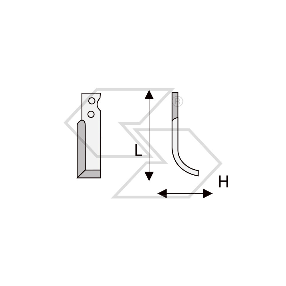 Hoes For Goldoni Tiller 22 N.t. Hoes For Goldoni Tiller 22 N.t.