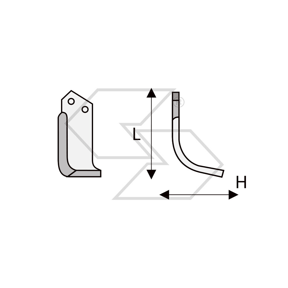 Hoes For Goldoni Cutter 40/27 Hoes For Goldoni Cutter 40/27