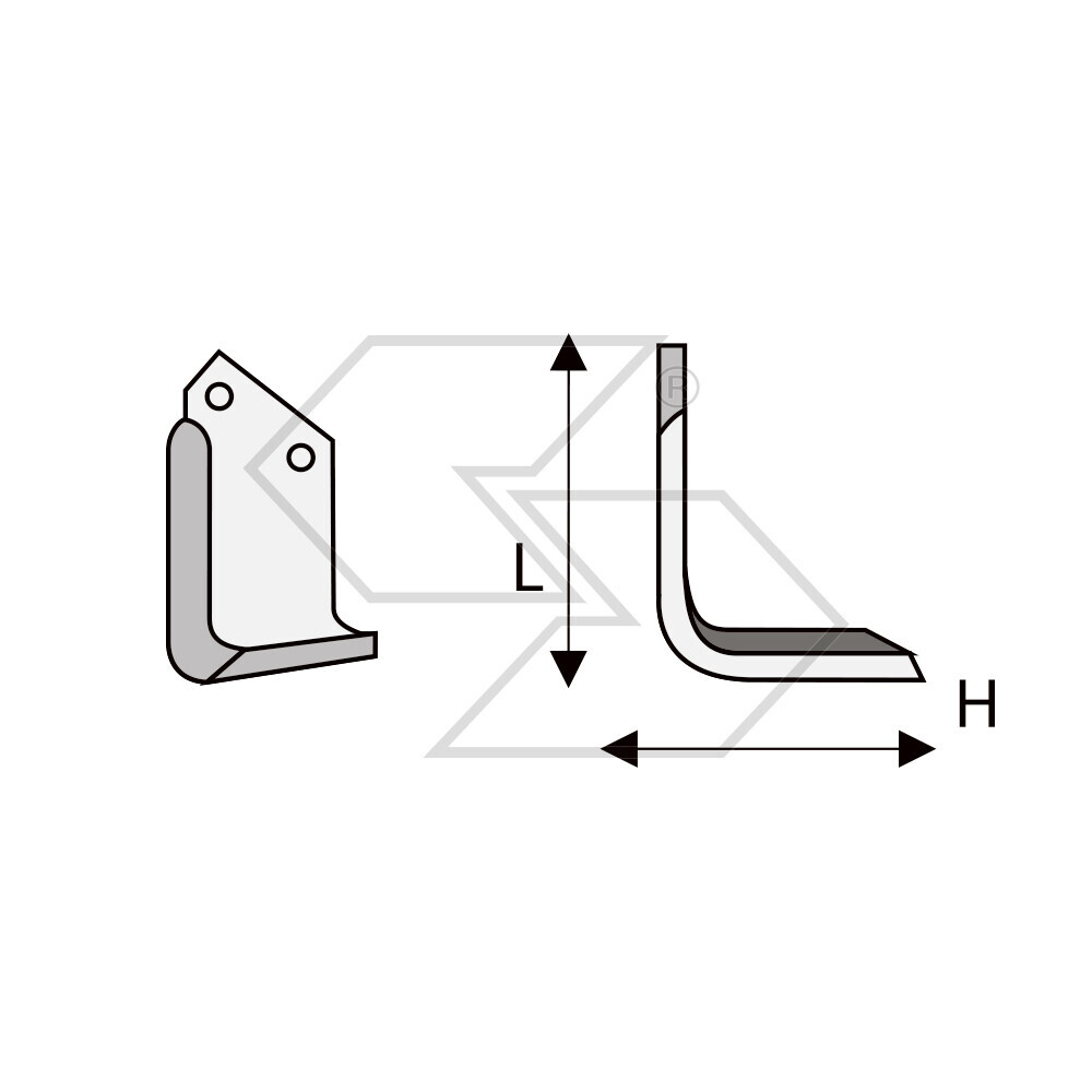 Hoes For Celli Mod. B Square Hoes For Celli Mod. B Square