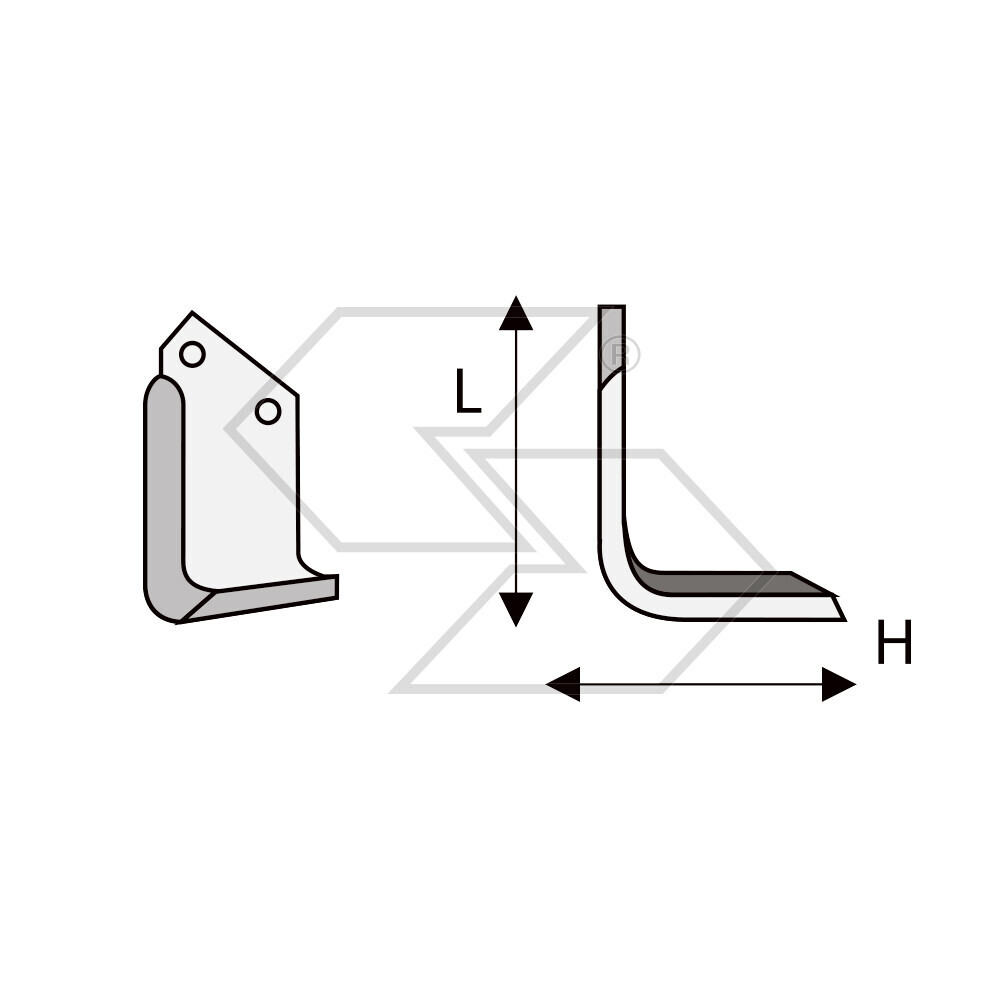Hoes For Celli Mod.e-f-hv-hf Square Hoes For Celli Mod.e-f-hv-hf Square