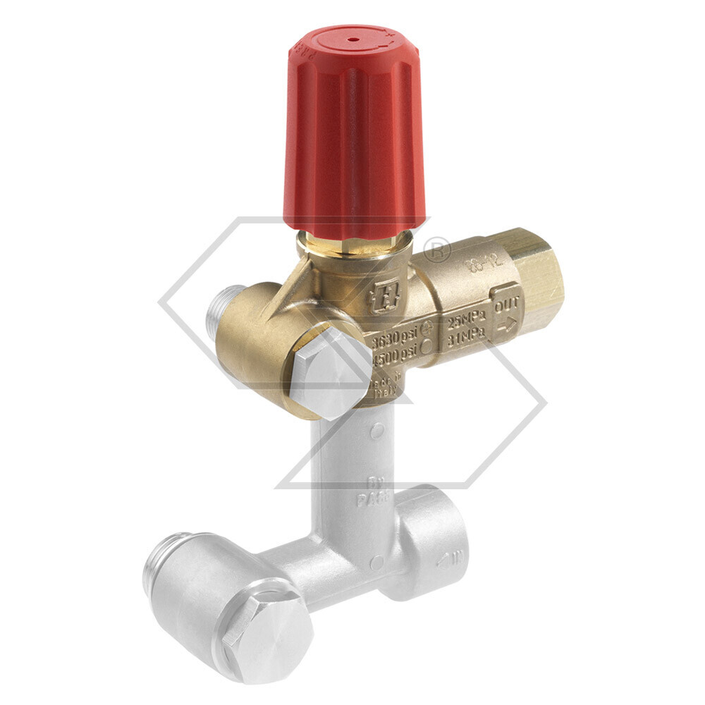 Valvola di regolazione con by-pass VRF2, G 3/8 M, G 3/8 F, 310 bar