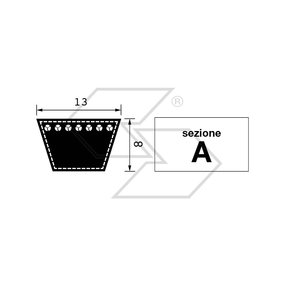 Rubber Belt Type A85 Rubber Belt Type A85
