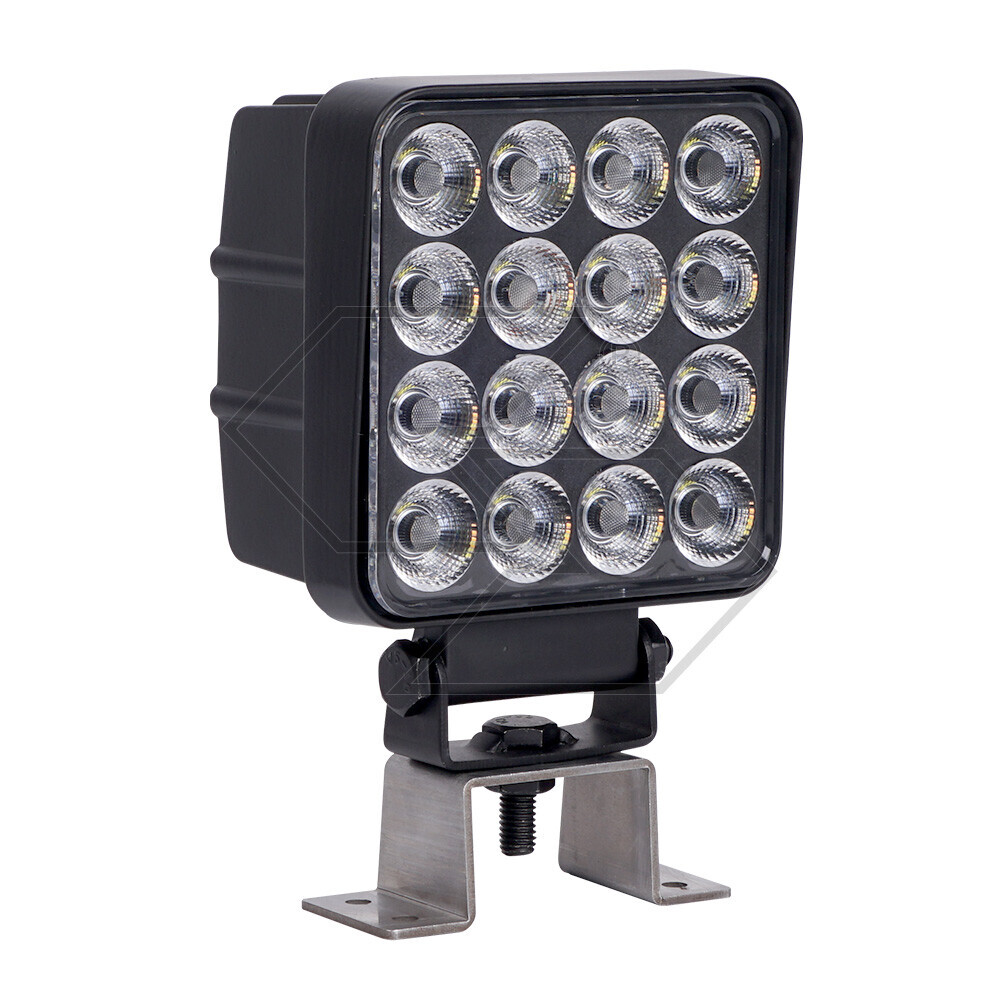 Faro lavoro 16 led doppia luce 35W quadro Faro lavoro 16 led doppia luce 35W quadro