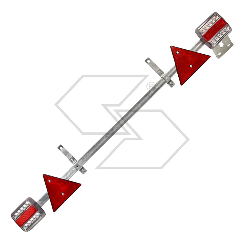 Barra posteriore per rimorchio a LED da 1,4 a 2,1 m