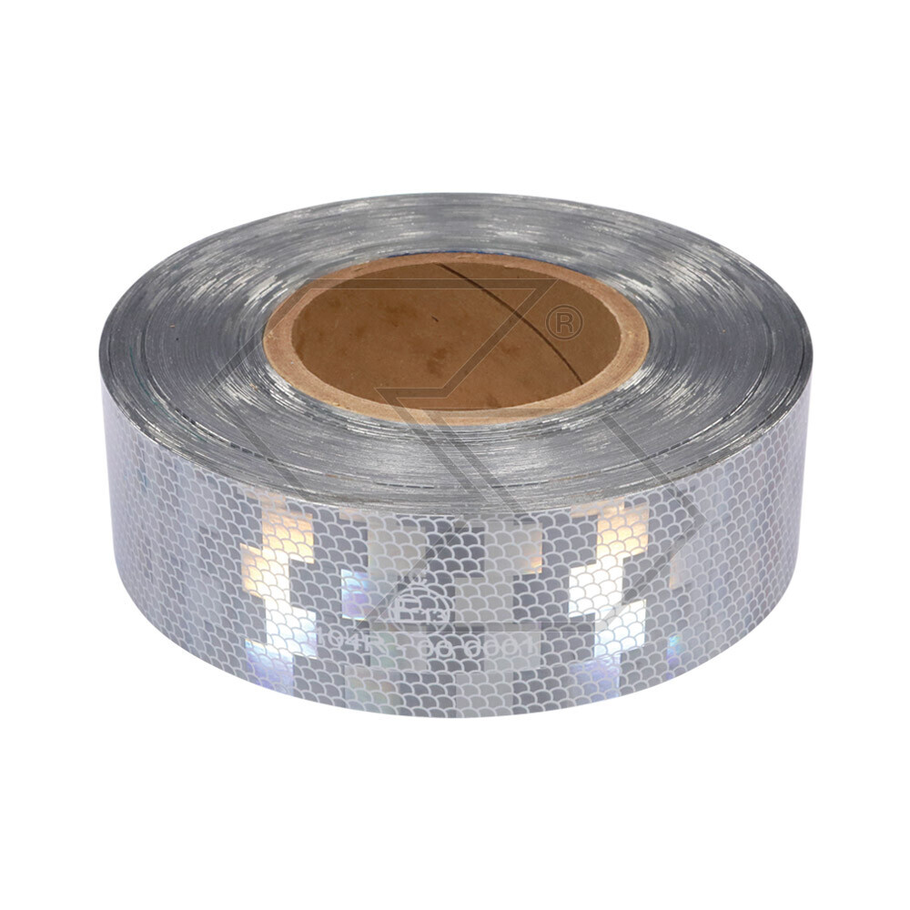 Reflective Tape For Signaling Vehicle Silhouettes Grey