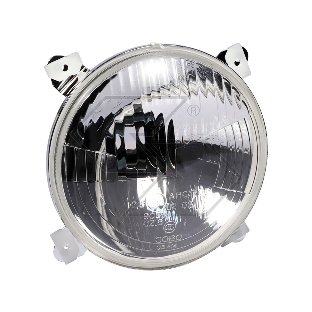 Faro proiettore anteriore destro sinistro rotondo a luce alogena Faro proiettore anteriore destro sinistro rotondo a luce alogena