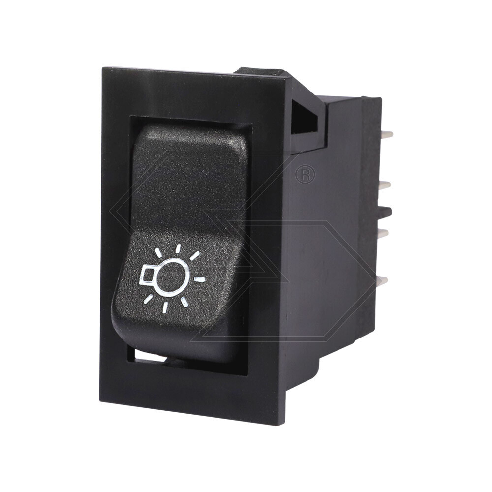 Interruttore a tasto basculante emergenza