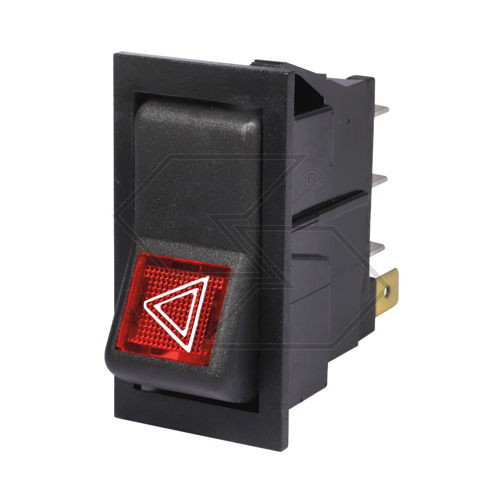 Interruttore a tasto basculante emergenza