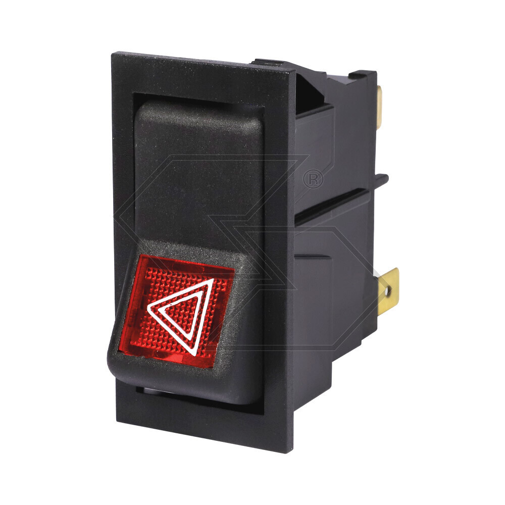 Interruttore a tasto basculante emergenza