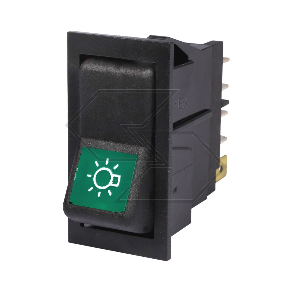 Interruttore a tasto basculante fanali