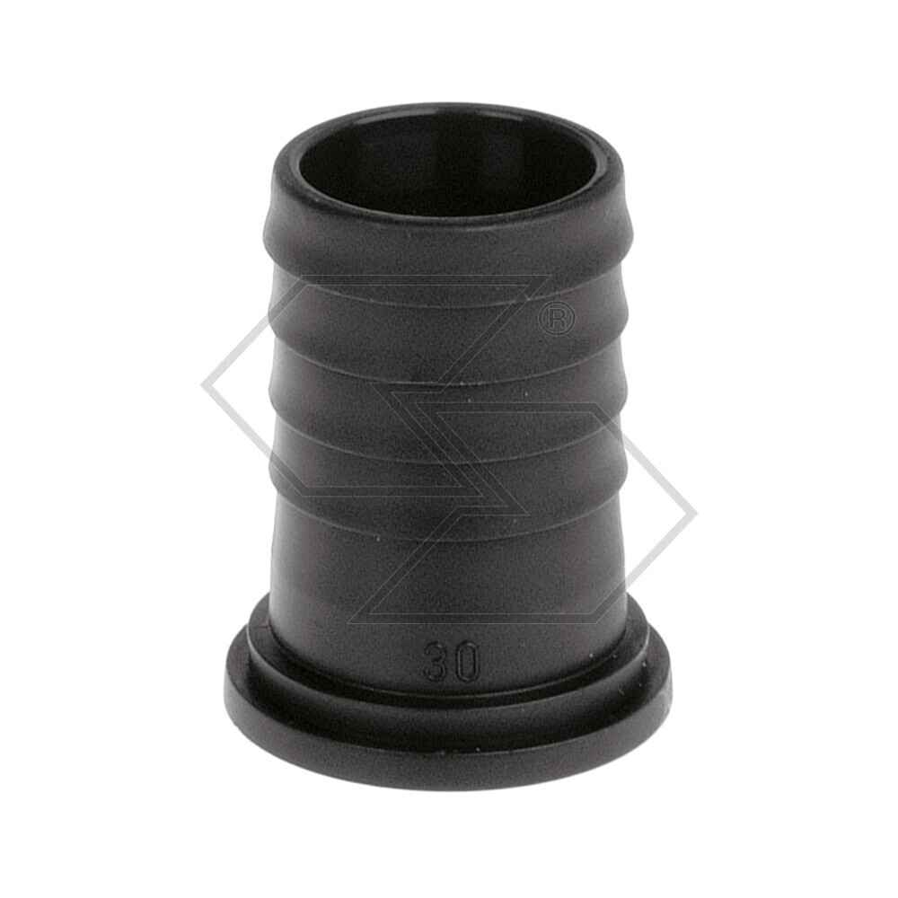 Raccordo portagomma dritto con battuta piana per girello G 1/2” D. 11