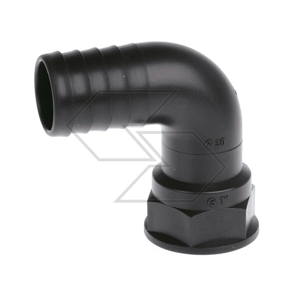 Raccordo a gomito 90° filetto femmina  D. 19