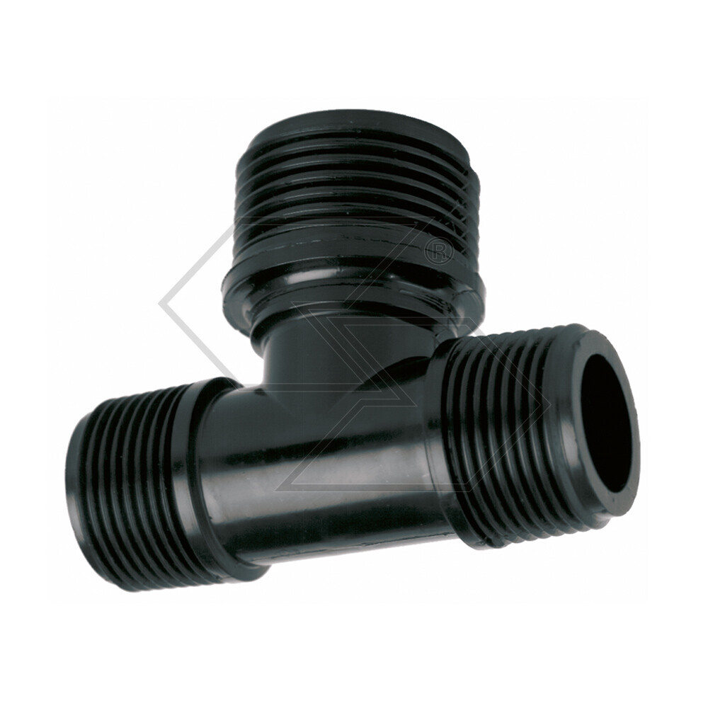 Raccordo a T filetti maschio per raccordi a battuta piana G 1/2” G 1/2”