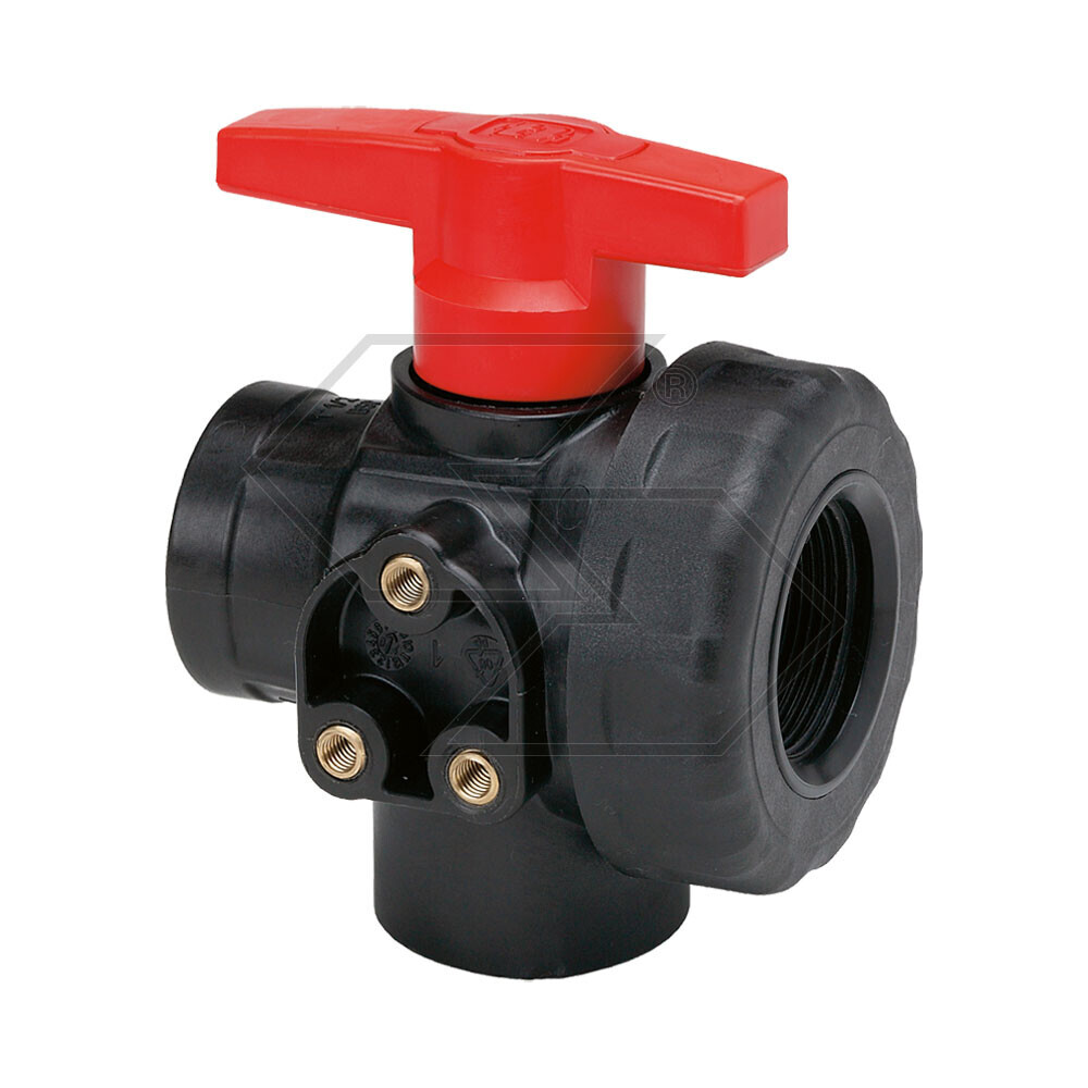 VALVOLA A SFERA 3V G1 1/4'' FC LL.R VALVOLA A SFERA 3V G1 1/4'' FC LL.R