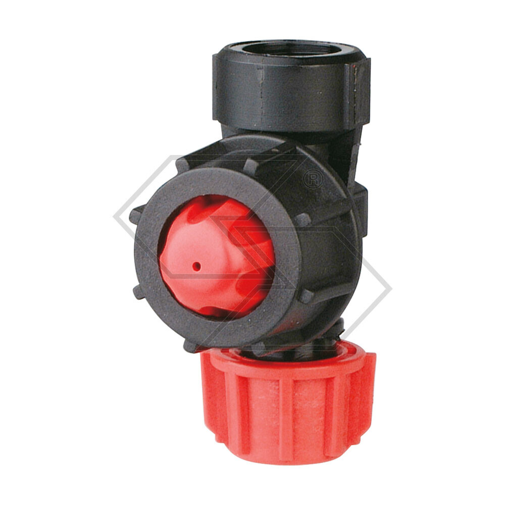 Portaugello con antigoccia a membrana in EPDM - G 3/8 F - G 3/8 M Portaugello con antigoccia a membrana in EPDM - G 3/8 F - G 3/8 M