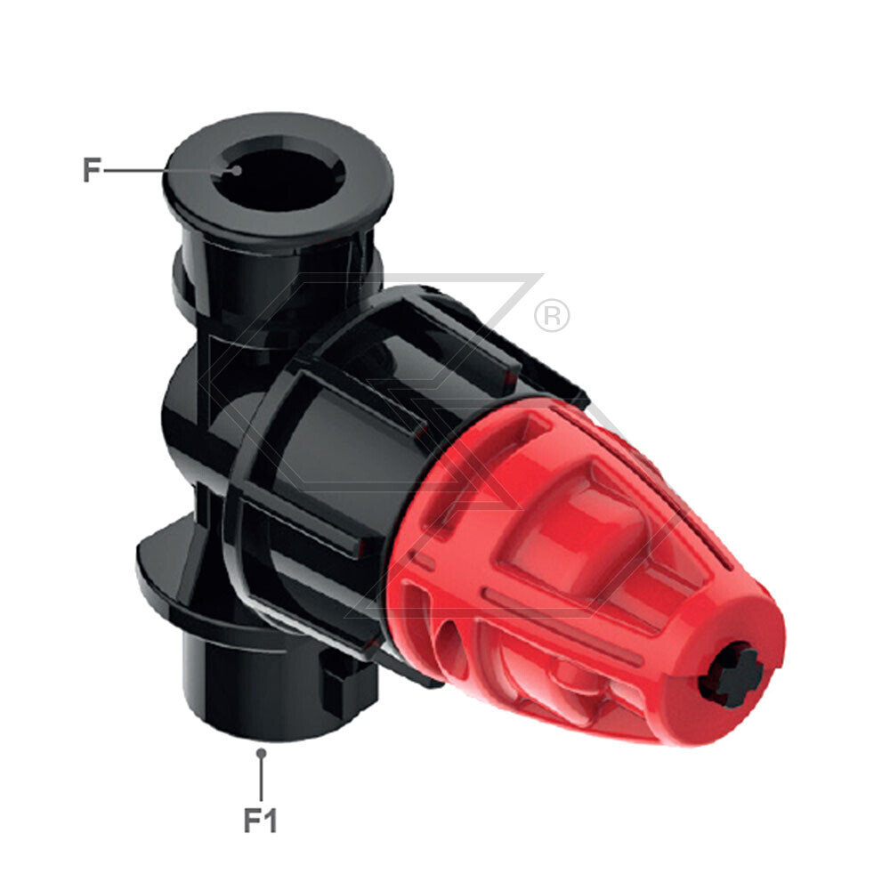 Portaugello con rubinetto di chiusura con antigoccia a membrana - membrana in EPDM Portaugello con rubinetto di chiusura con antigoccia a membrana - membrana in EPDM