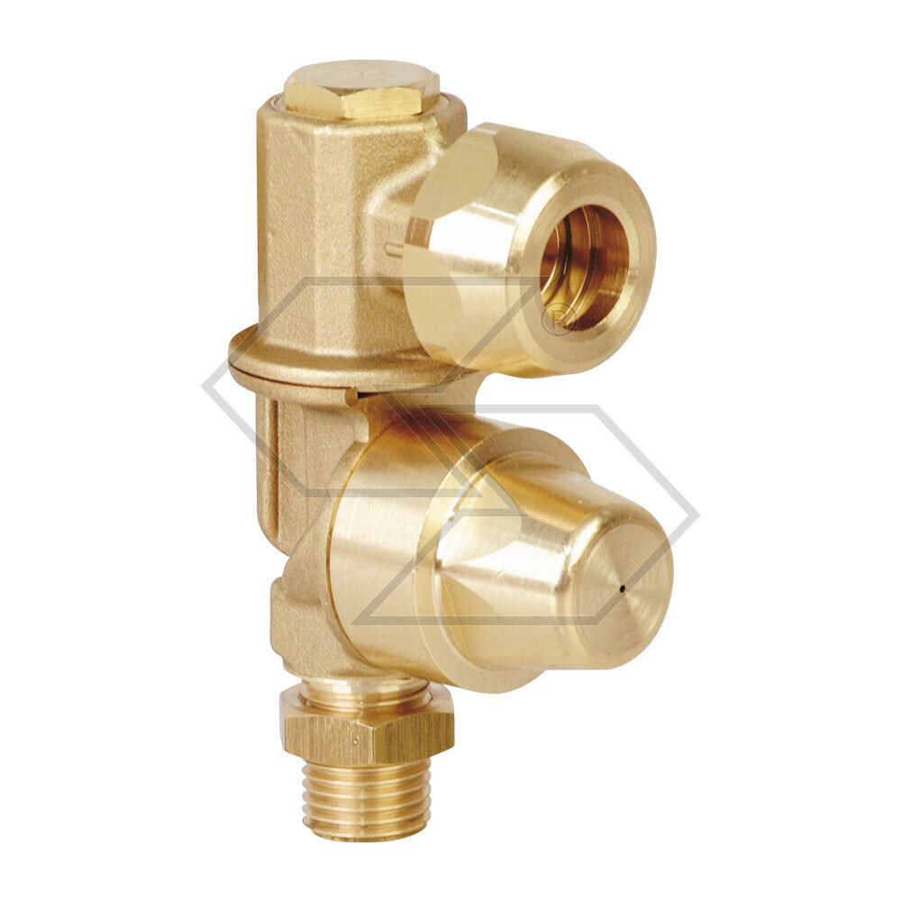Getto atomizzatore singolo con antigoccia e ghiera - 1xATR/MGA - G 1/4 F