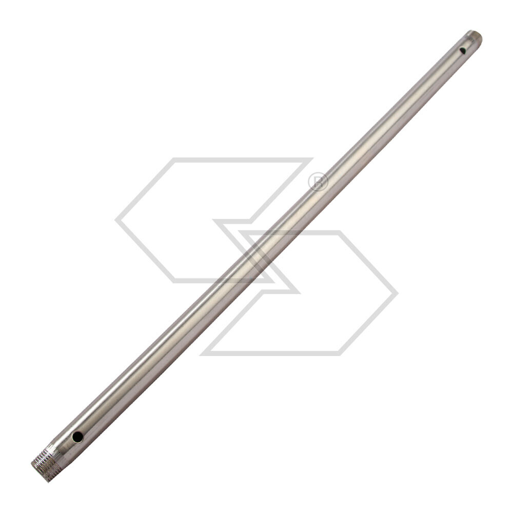 Asta forata Inox AISI 304 per barra da diserbo - 1070 mm - fori:  3