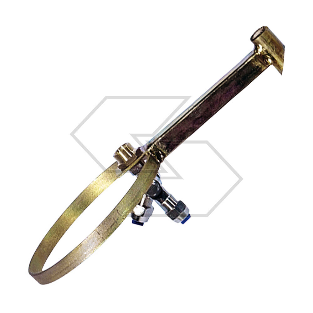 Terminale per barre interfilari con due ugelli inclusi