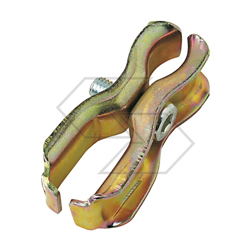 Morsetto supporto barre da diserbo profilo quadrato 25 mm