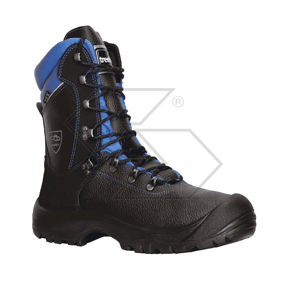 TH12 - Scarpone antitaglio Extreme Waterproof Classe 2 (24 ms) - Nero-Blu - Taglia 42 TH12 - Scarpone antitaglio Extreme Waterproof Classe 2 (24 ms) - Nero-Blu - Taglia 42