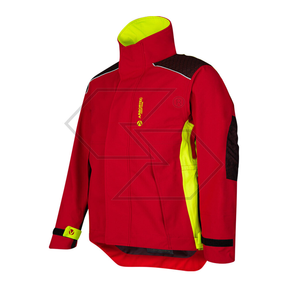AT4480 RE/YE - Giacca impermeabile full-zip Breathedry HD - Rosso-Giallo - Taglia S AT4480 RE/YE - Giacca impermeabile full-zip Breathedry HD - Rosso-Giallo - Taglia S