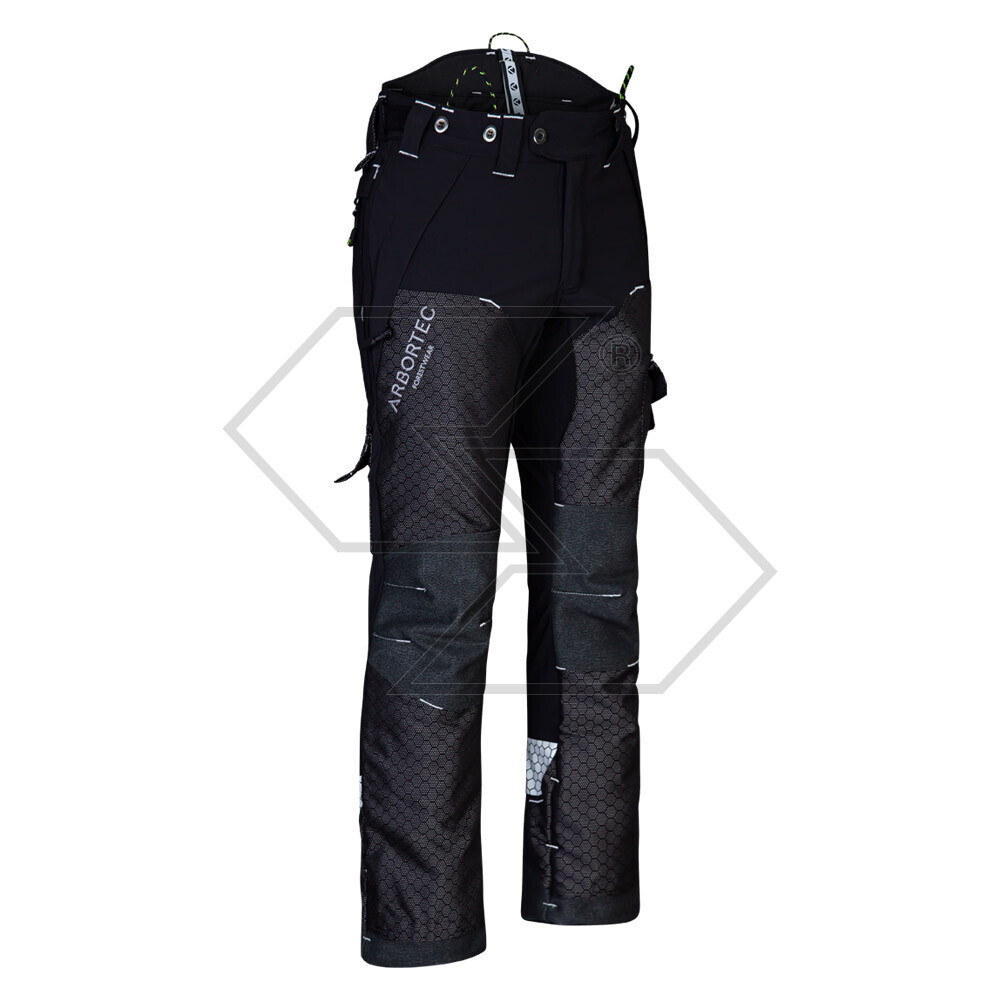 AT4080 BK - Pantalone antitaglio Deep Forest Classe 1 (20 ms) - Nero - Taglia XL (Regular)