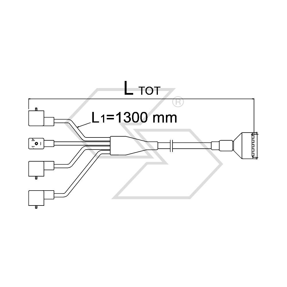 Cavo di completamento per scatola comando con manometro 5MT 2VIE Cavo di completamento per scatola comando con manometro 5MT 2VIE